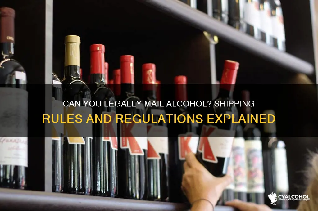 is it ok to mail alcohol