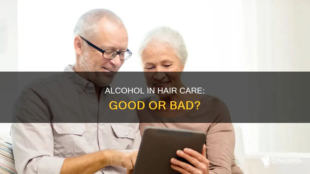 is it ok to put alcohol in your hair
