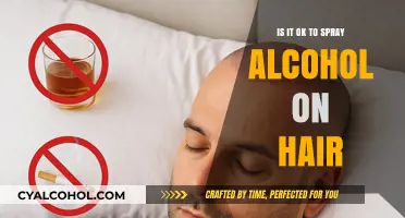 Is Spraying Alcohol on Hair Safe? Pros, Cons, and Tips