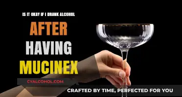 Alcohol and Mucinex: A Risky Mix?