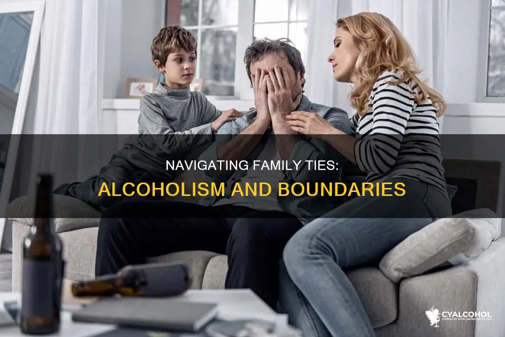 is it okay to not associate with alcoholic family member