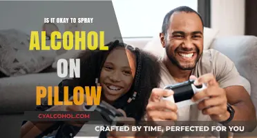 Spraying Alcohol on Pillows: Safe Practice or Damaging Mistake?