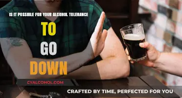 Alcohol Tolerance: Can It Lower?