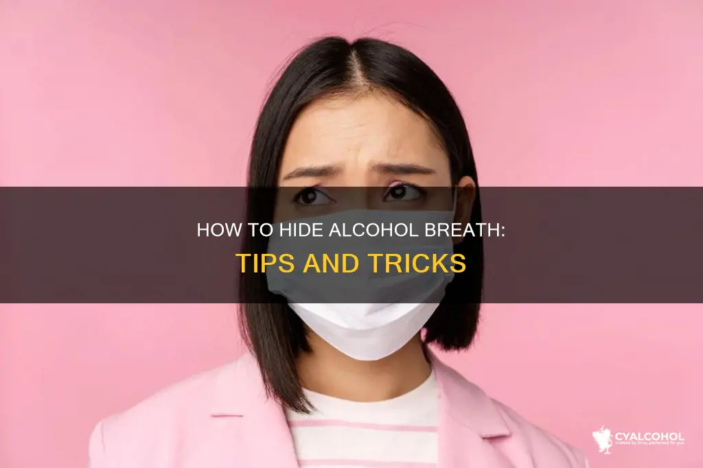 is it possible to cover up alcohol on your breath