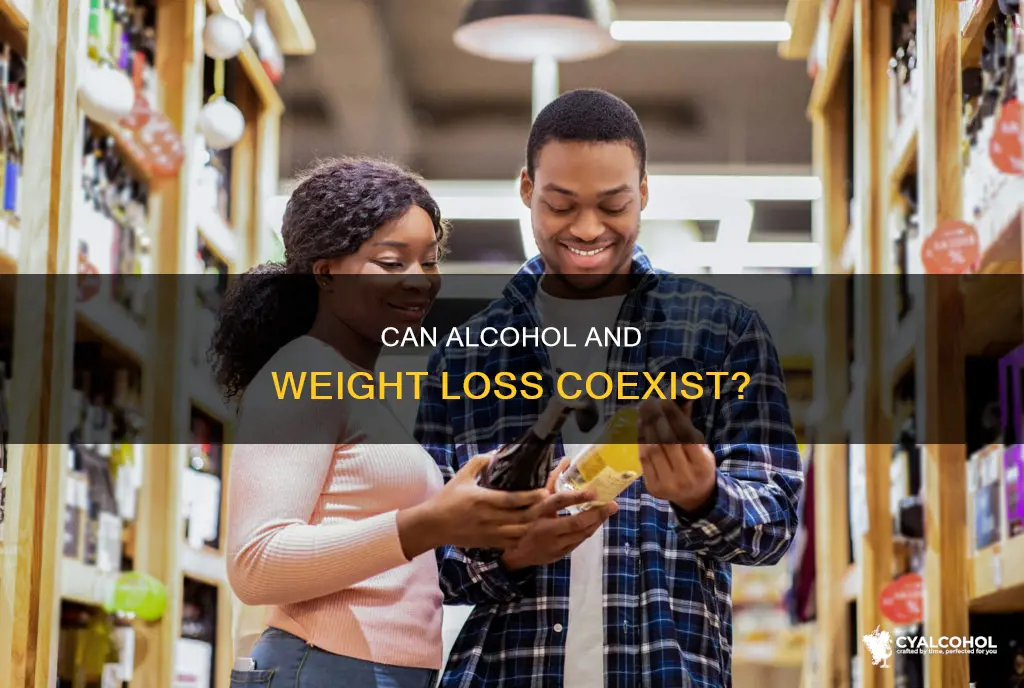 is it possible to lose weight with alcohol in system