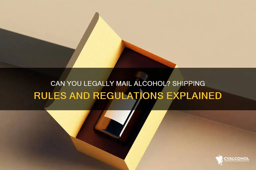 is it possible to mail alcohol