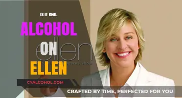 Is It Real Alcohol on Ellen? Uncovering the Truth Behind the Show
