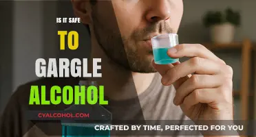 Gargling Alcohol: Safe Practice or Potential Health Hazard?