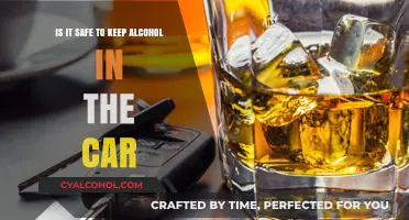 Alcohol in Cars: Safe or Not?