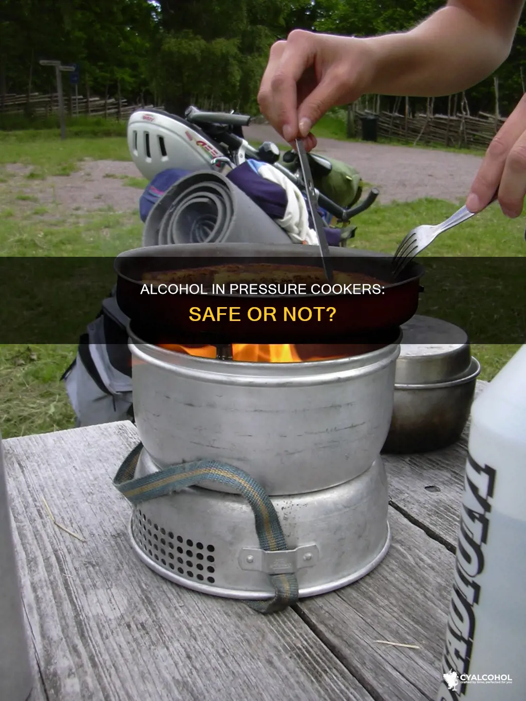 is it safe to put alcohol in pressure cooker
