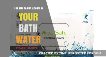 Alcohol in Bath Water: Safe Relaxation?