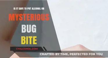 Alcohol on Bug Bites: Is It Safe?