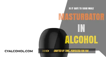 Soaking Male Masturbators: Safe with Alcohol?
