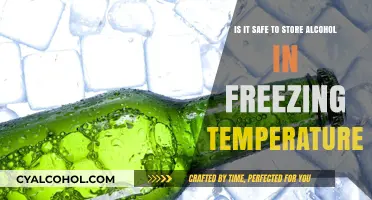 Freezing Alcohol: Safe or Not?