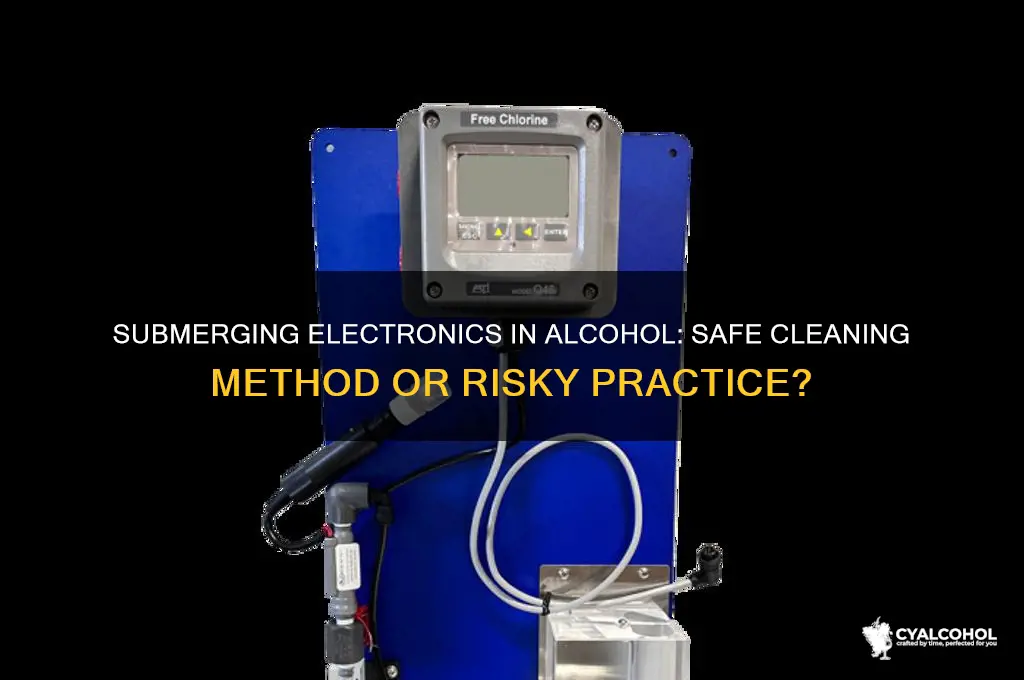 is it safe to submerge electronics in alcohol