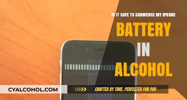 Submerging iPhone Battery in Alcohol: Safe or Not?