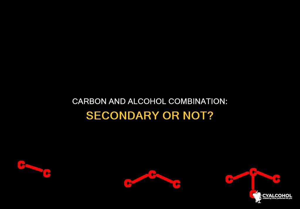 is it secondary if one carbon and one alcohol