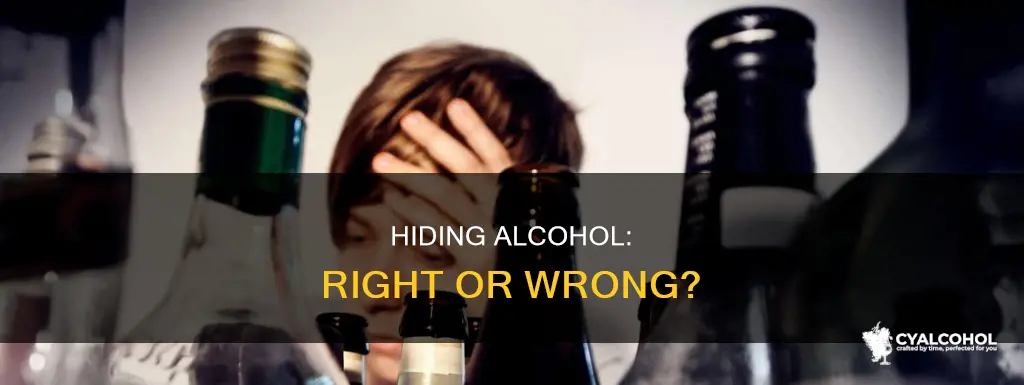 is it wrong to hide my husband