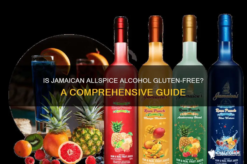 is jamaican allspice alcohol gluten free