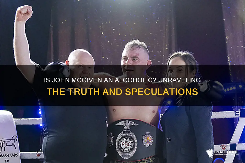 is john mc given an alcoholic
