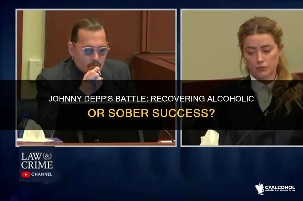 is johnny depp a recovering alcoholic