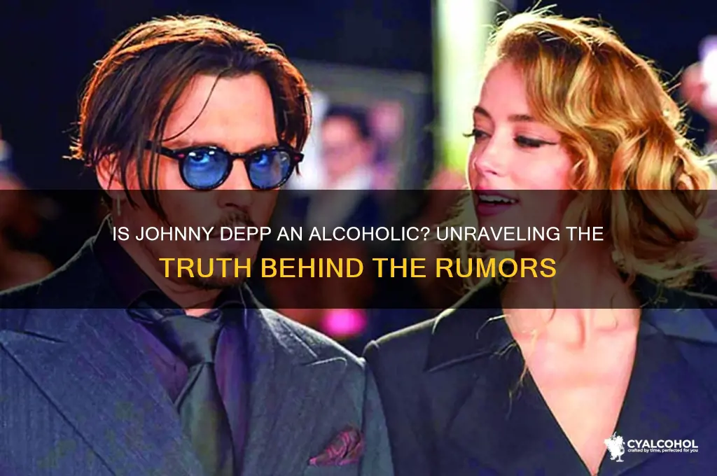is johnny depp alcoholic