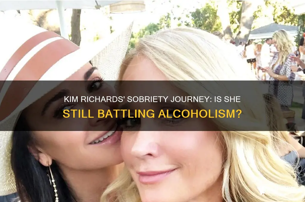 is kim richards still an alcoholic