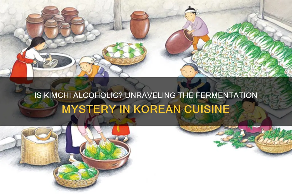 is kimchi alcoholic