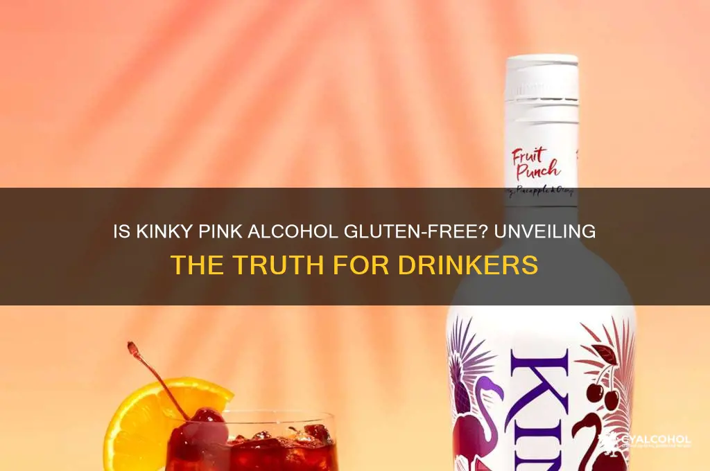 is kinky pink alcohol gluten free