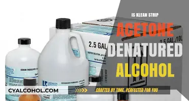 Klean Strip Acetone vs. Denatured Alcohol: Key Differences Explained