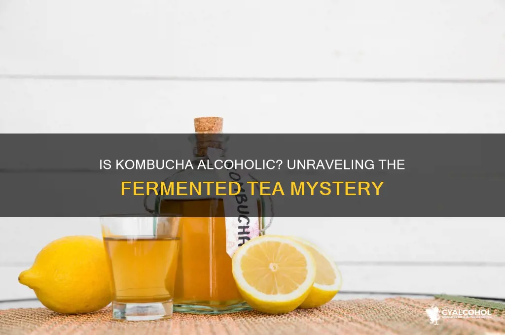 is kombucha considered an alcoholic beverage