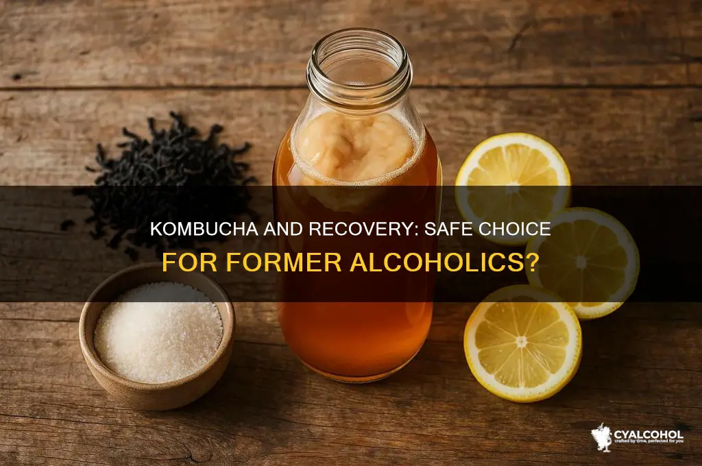 is kombucha safe for recovering alcoholics
