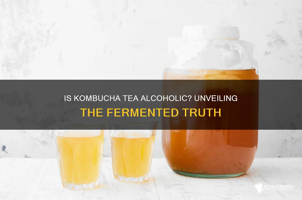 is kombucha tea alcoholic