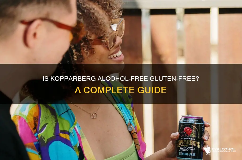 is kopparberg alcohol free gluten free