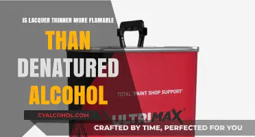 Lacquer Thinner vs Denatured Alcohol: Which is More Flammable?