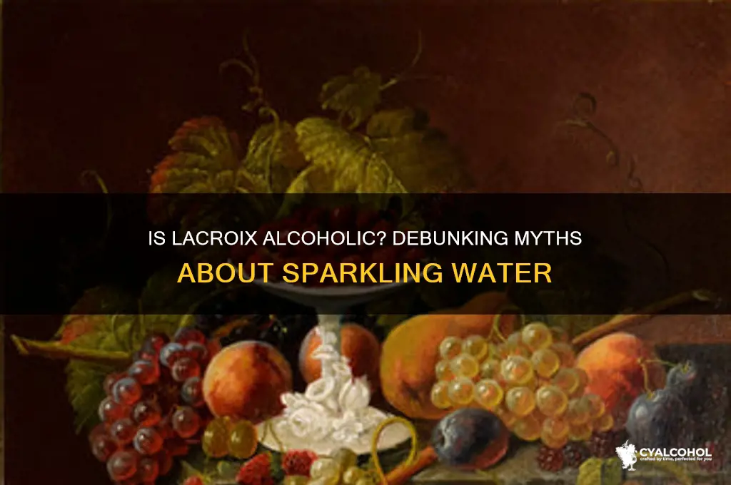 is lacroix alcoholic