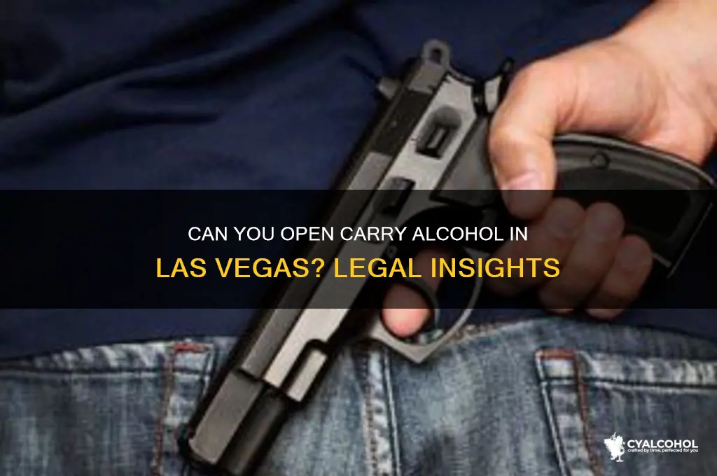 is las vegas open carry alcohol
