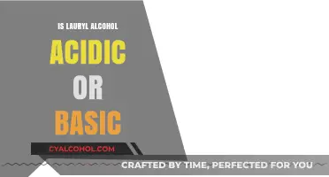 Understanding Lauryl Alcohol's pH: Acidic, Basic, or Neutral?