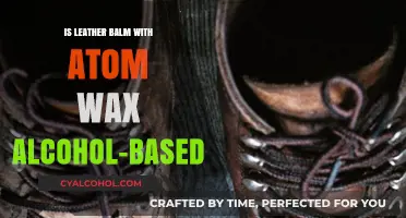 Leather Balm with Atom Wax: Alcohol-Based or Not?