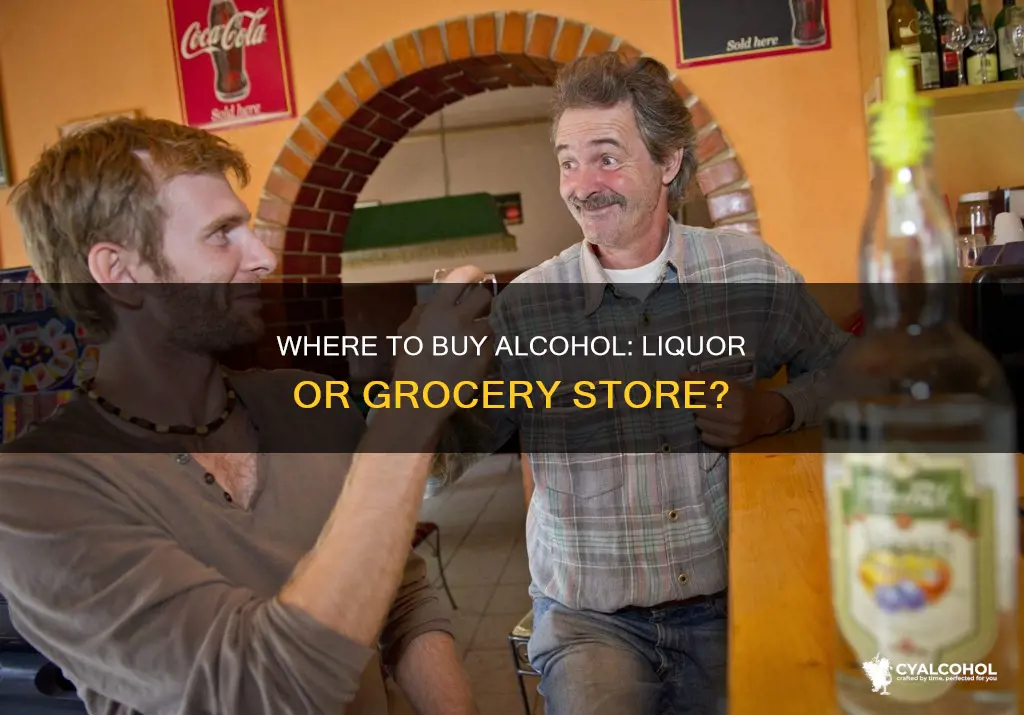 is liquor store or grocery store cheaper for alcohol