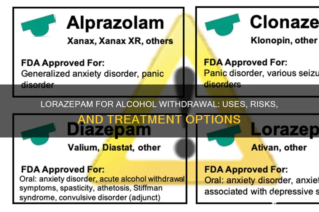is lorazepam given for alcohol withdrawal