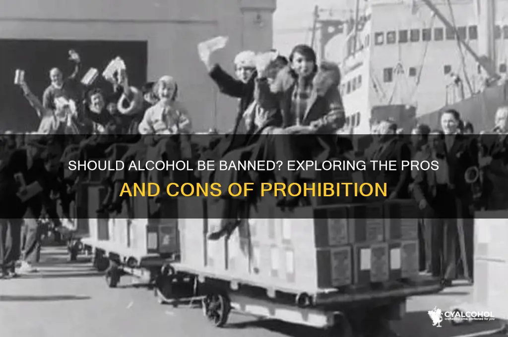 is making alcohol illegal