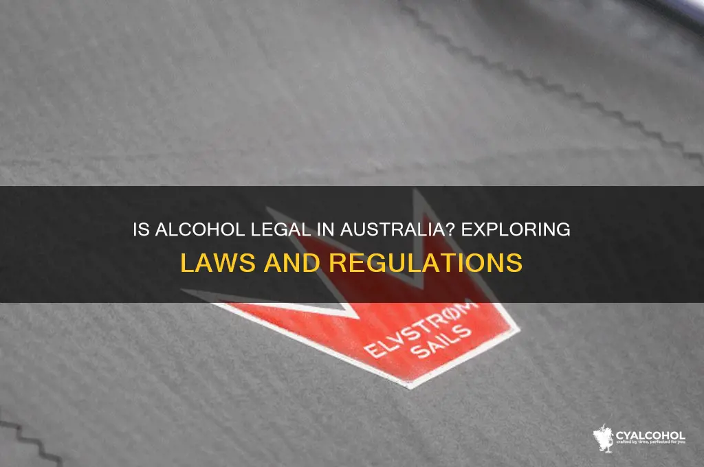 is making alcohol legal in australia