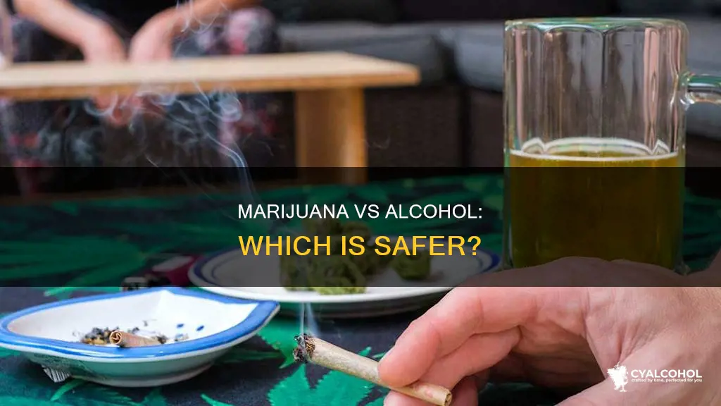 is marijuana as safe as or safer than alcohol