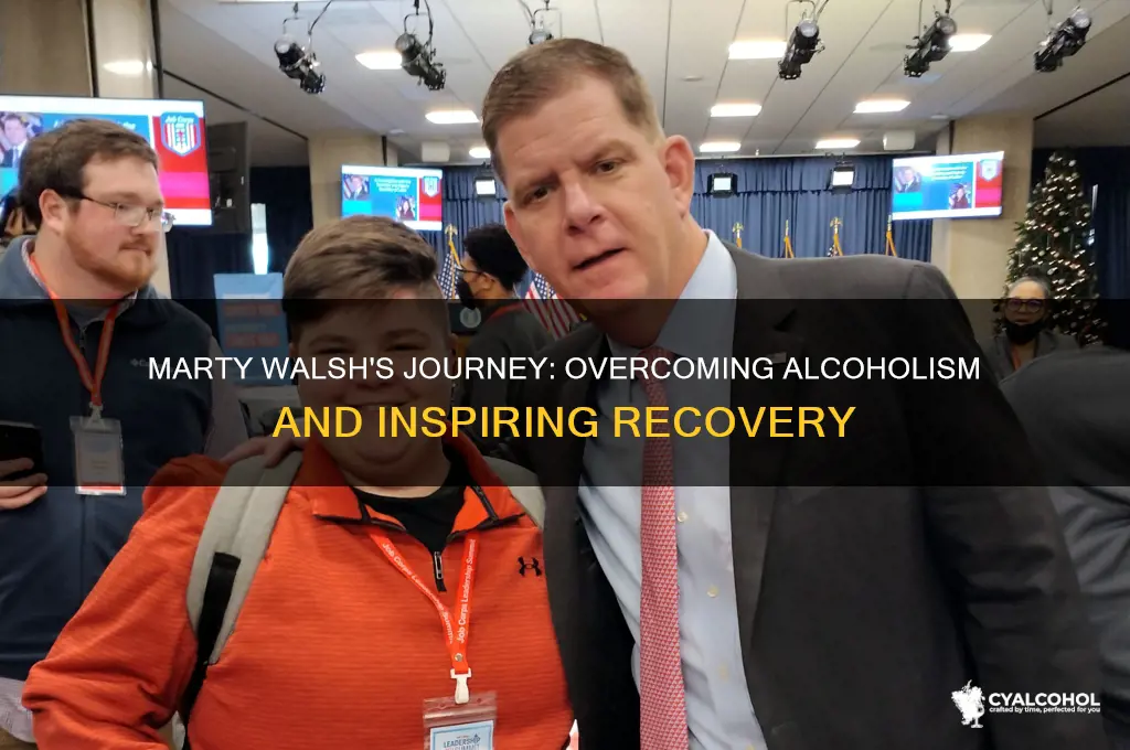 is marty walsh a recovering alcoholic