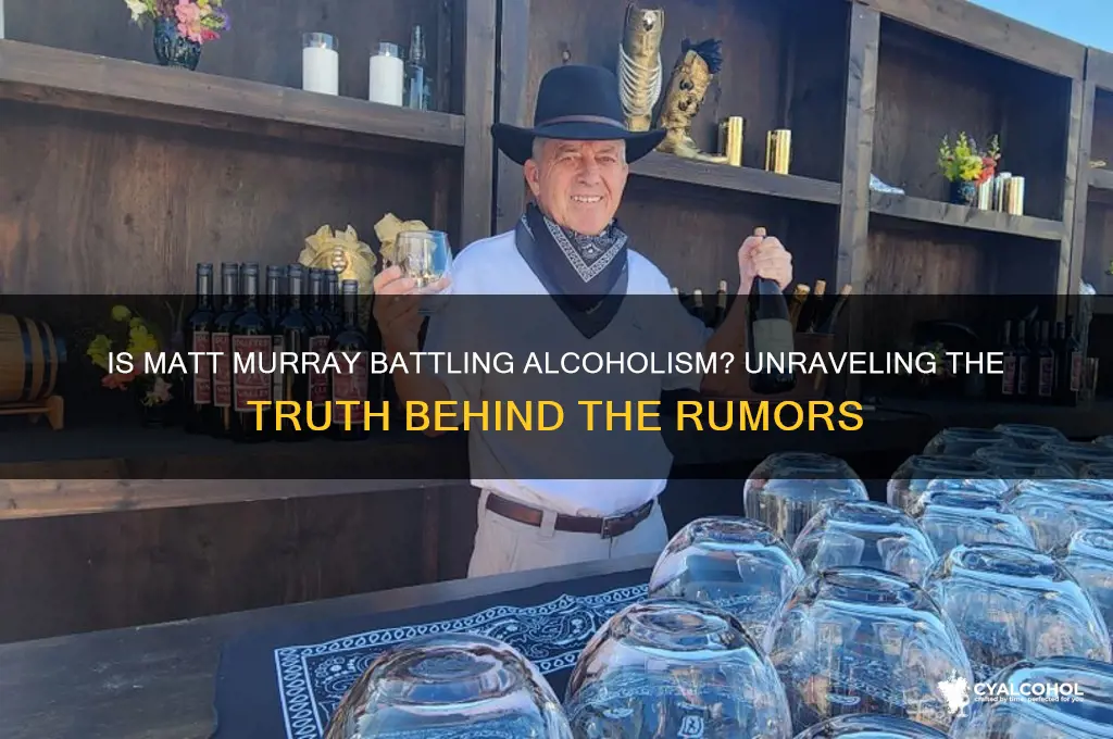 is matt murray dealing with alcoholic