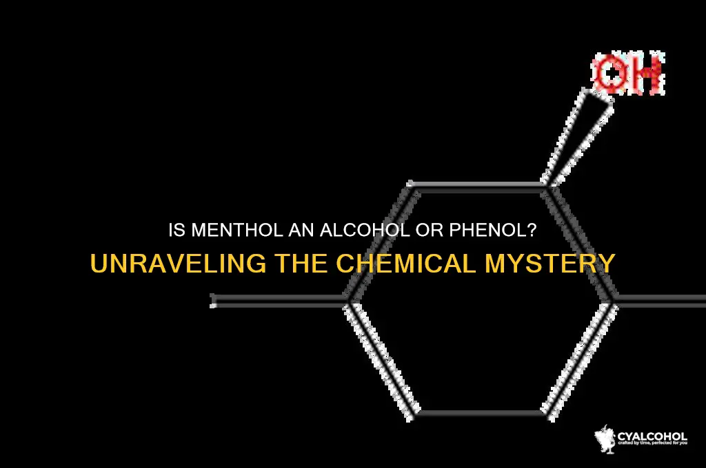 is menthol an alcohol or phenol
