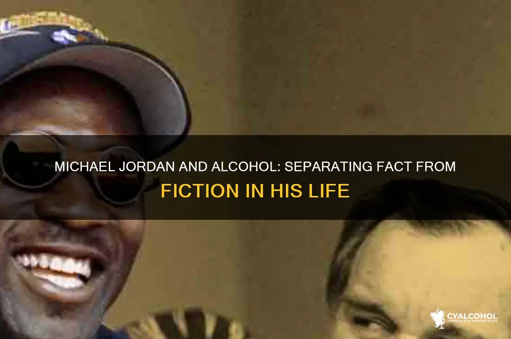 is michael jordan an alcoholic in real life
