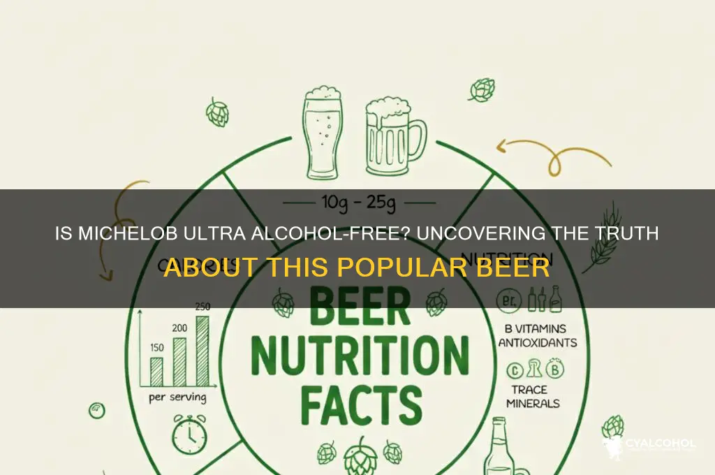 is michelob ultra alcohol free