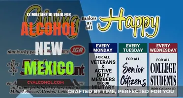 Is Military ID Valid for Alcohol Purchases in New Mexico?